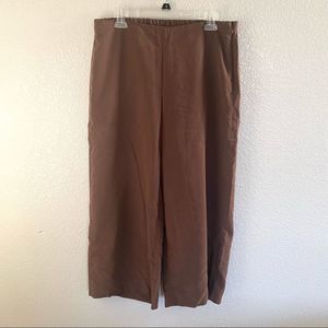 J. Jill Wide Leg Pants Chocolate Brown Size M
